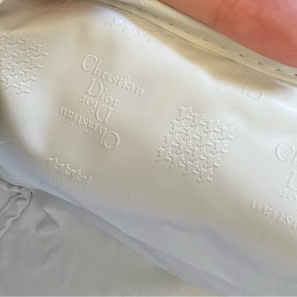 VTG Christian Dior Black Gold Monogram Logo Tassel Dragonfly Makeup Bag Case - Picture 15 of 15